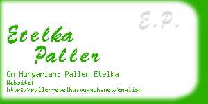 etelka paller business card